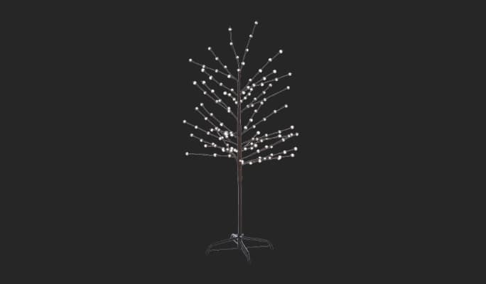 CANVAS Twig Tree, pure white, 5-ft