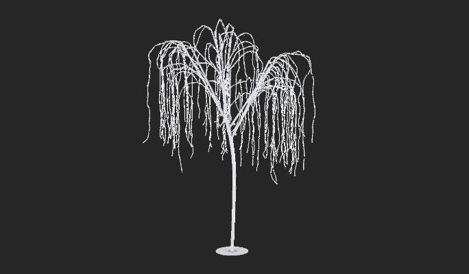 CANVAS LED Twinkling Willow Tree, 7-ft