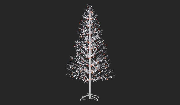 CANVAS LED Winterberry Tree, 6-ft