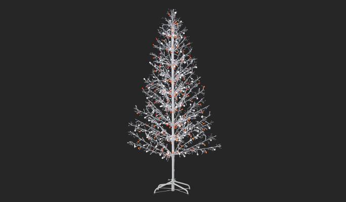 CANVAS LED Winterberry Tree, 6-ft