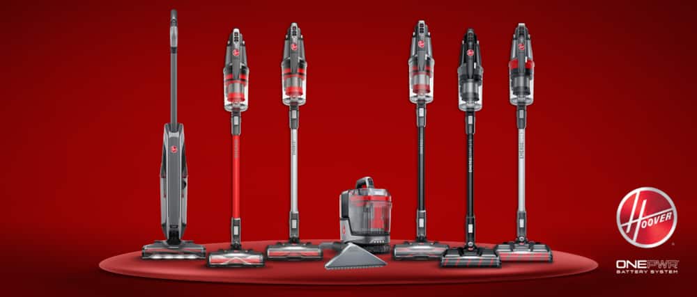 Hoover ONEPWR vacuums and carpet cleaner