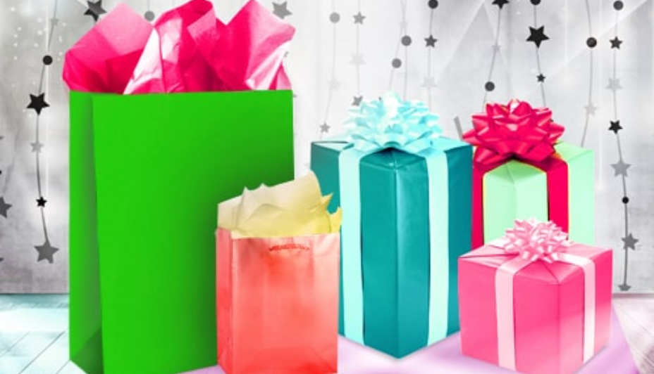 Papier d’emballage  d’anniversaire