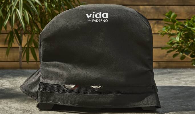 Vida by PADERNO Gas Pizza Oven cover.