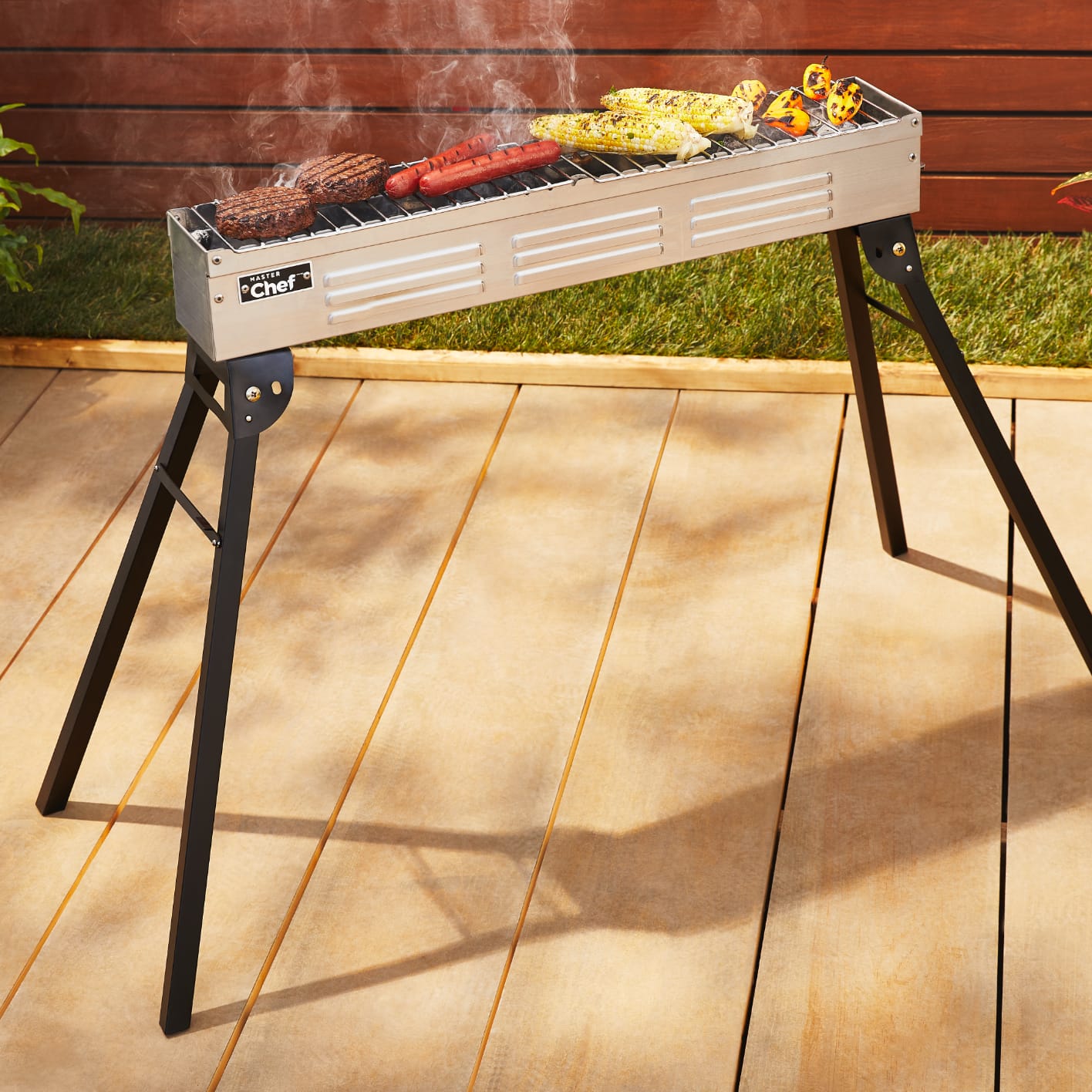 MASTER CHEF SPIEDINI CHARCOAL PORTABLE GRILL