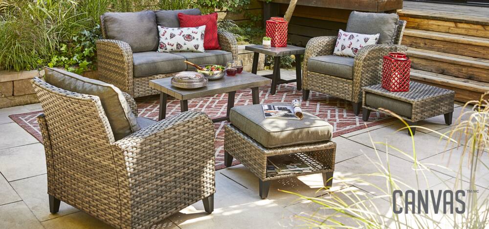 COLLECTION DE MEUBLES DE JARDIN BRETON DE CANVAS