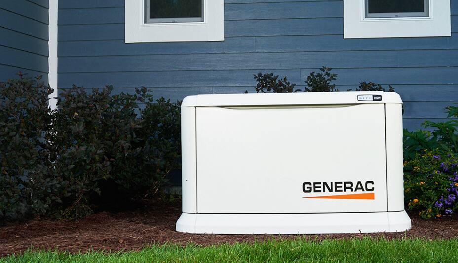 Generac Stand-By Generator outside a home  