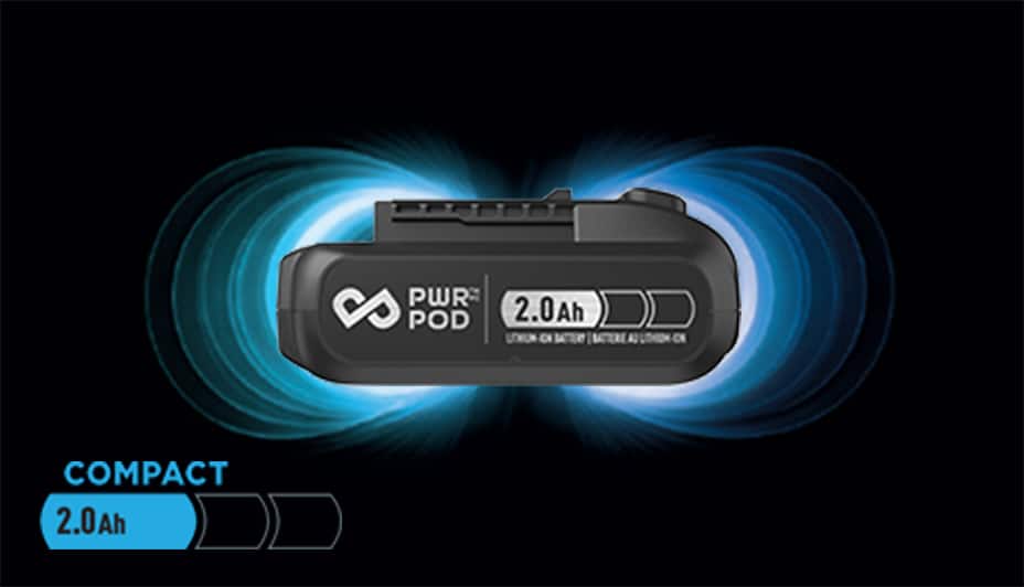 Batterie PWR POD compacte : 2, 0 Ah
