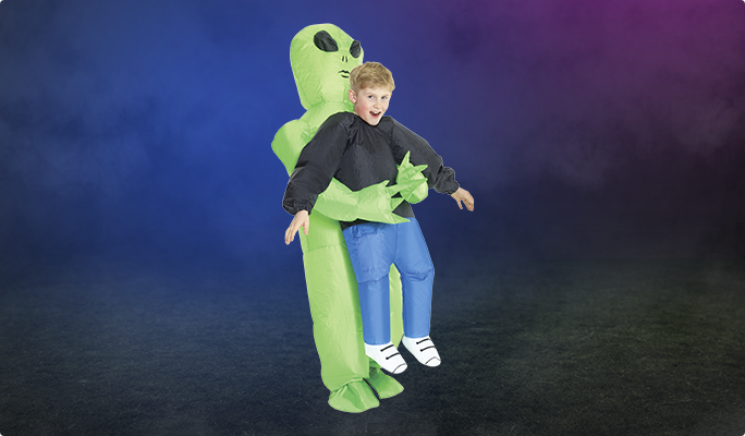 Kids' Inflatable Alien Pick-Me-Up Costume