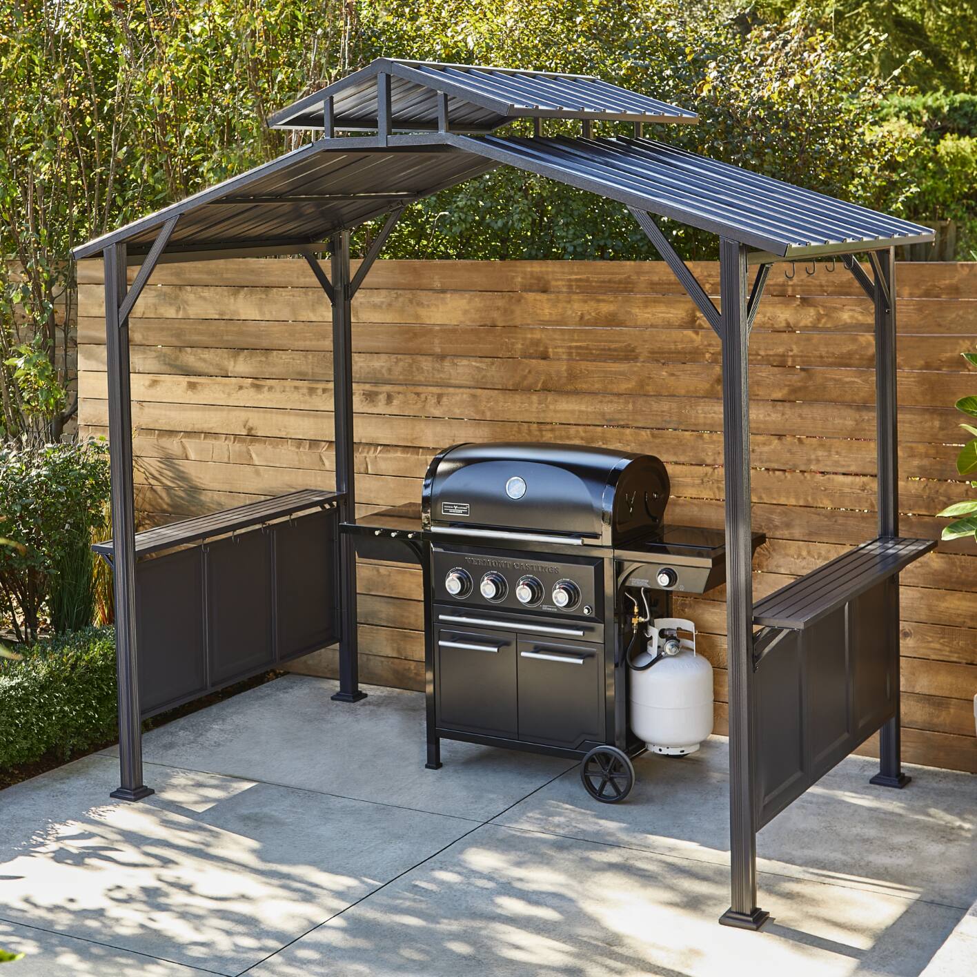 CANVAS SKYLINE 5-ft x 8-ft GRILL GAZEBO 