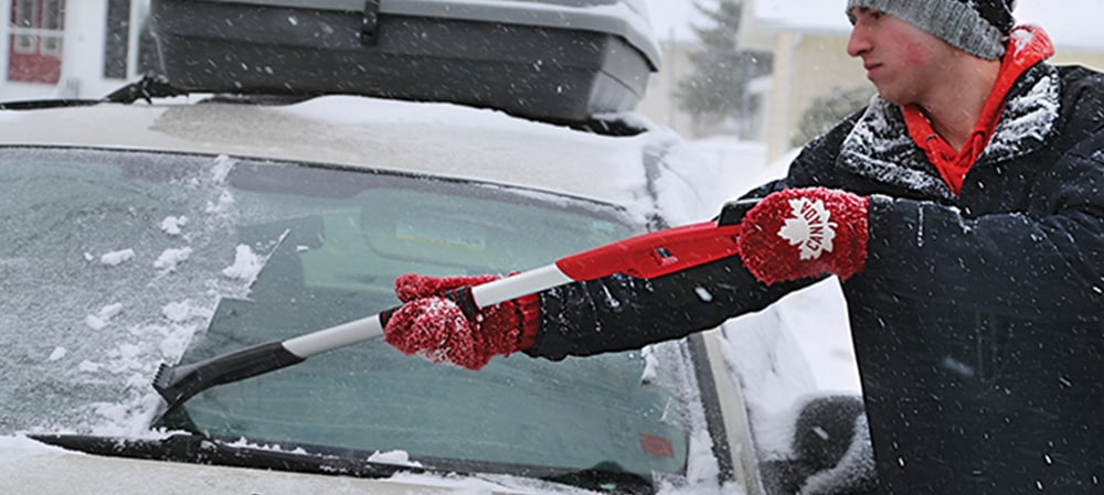 5x on Snowbrushes, Car Safety Kits, Windshield Covers and Traction Aids