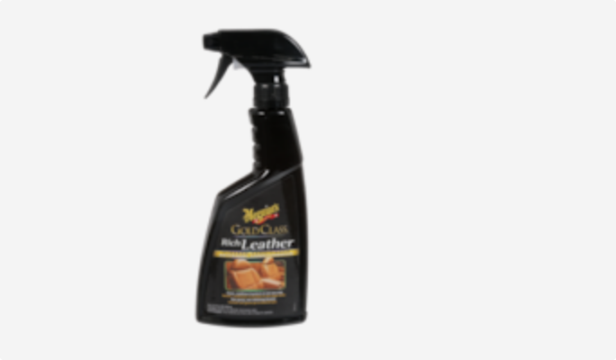 Un nettoyant et conditionneur pour cuir en vaporisateur Meguiar’s Gold Class Rich Leather