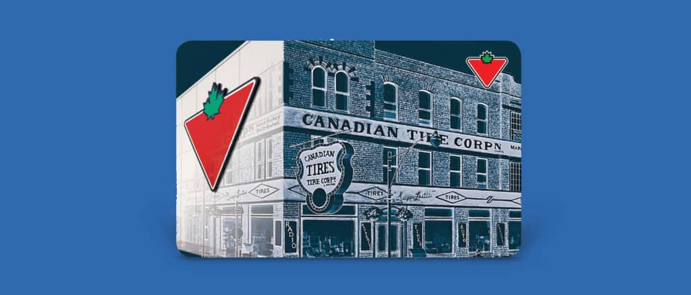 Image of a Canadian Tire gift card