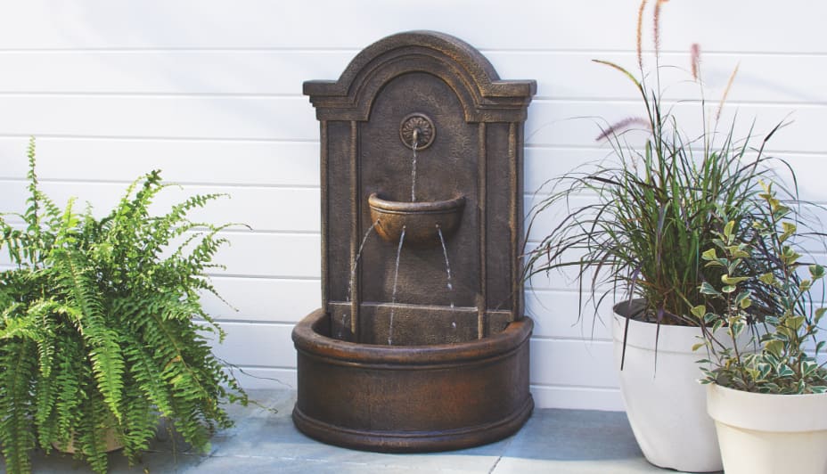 For Living Rustic Wall Fountain