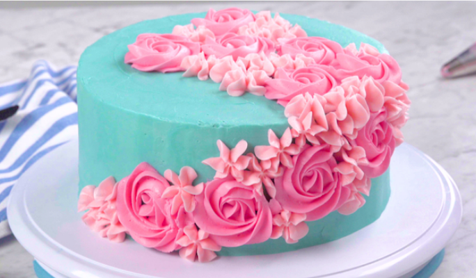 How to create a rosette cake