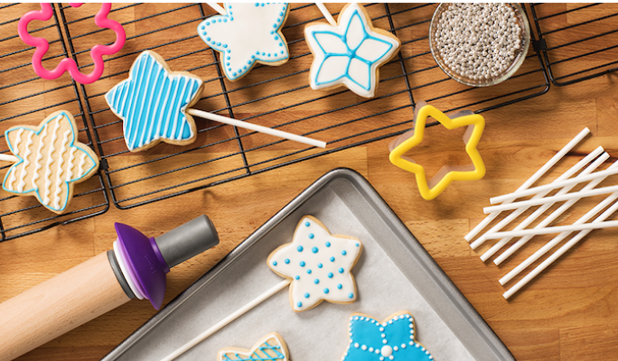 How to make star cookie pops