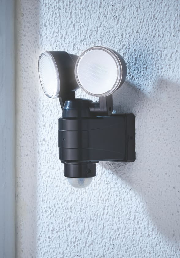 Security lighting outside of home  