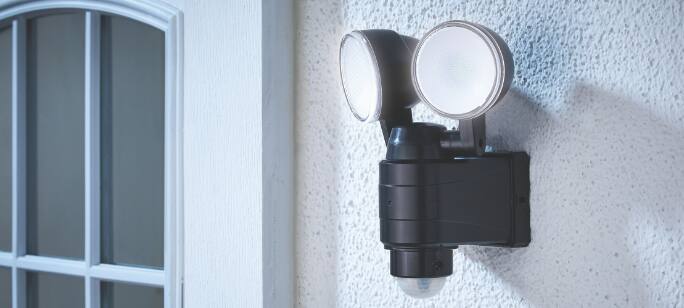 Security lighting outside of home  