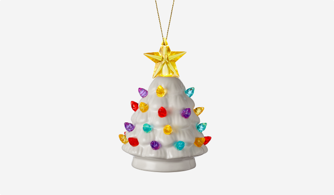CANVAS Lit Tree Ornament