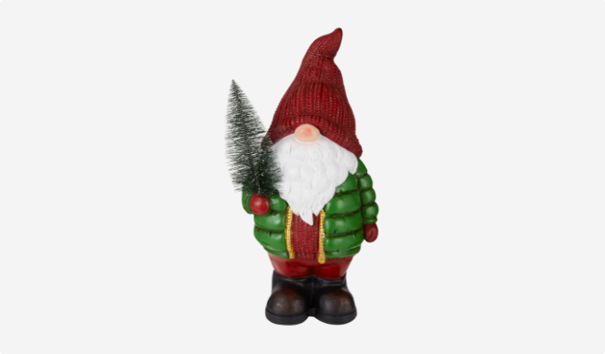 Gnome avec manteau bouffant For Living