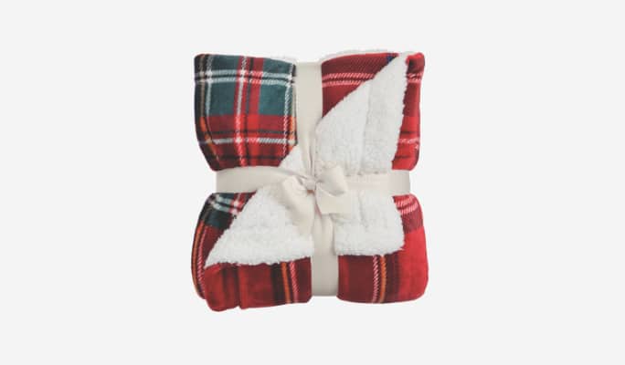 CANVAS Thoughtfully Sourced Plaid Throw Blanket