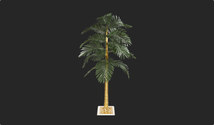 Palmier à DEL CANVAS, 5,9 pieds