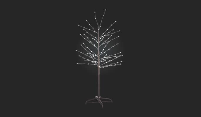 CANVAS Twig Tree, pure white, 5-ft