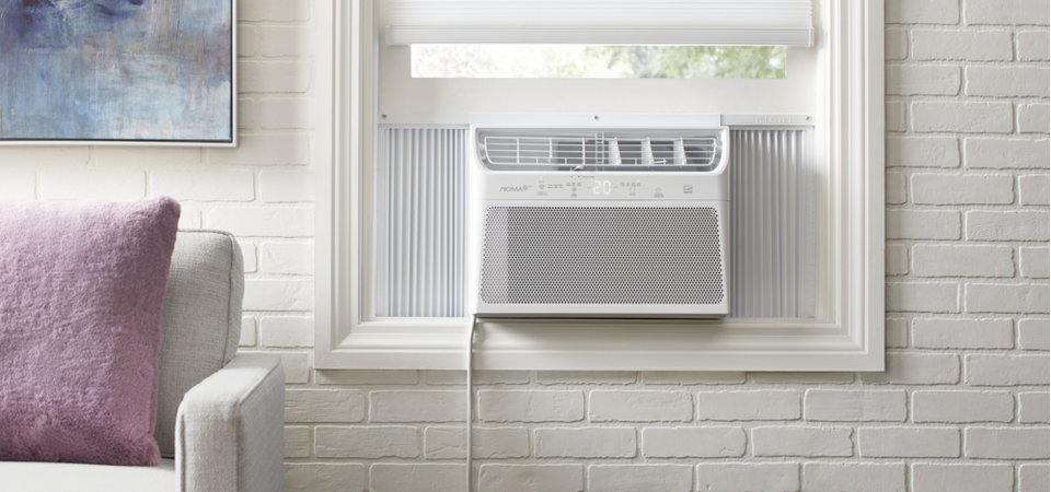 A NOMA iQ™ Smart ENERGY STAR Window Air Conditioner.