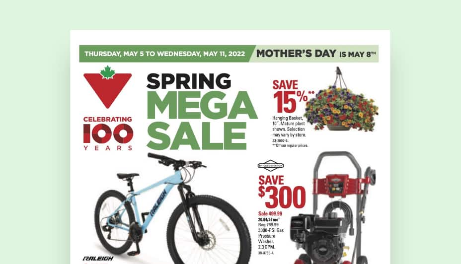  Canadian Tire Flyer front cover