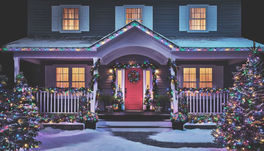 Maison décorée de lumières de Noël pour l’extérieur NOMA EverTough