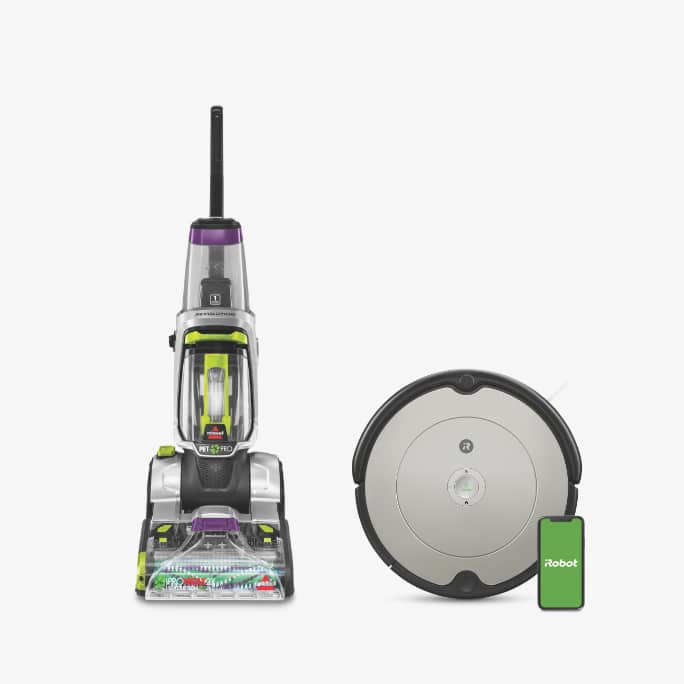 iRobot Roomba 691 Robot Vacuum  Bissell ProHeat 2X Revolution Pet Pro Carpet & Upholstery Cleaner