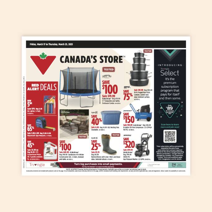 Weekly flyer