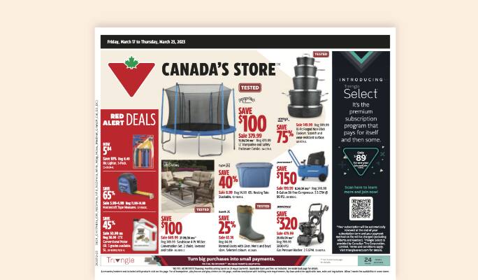 Weekly flyer