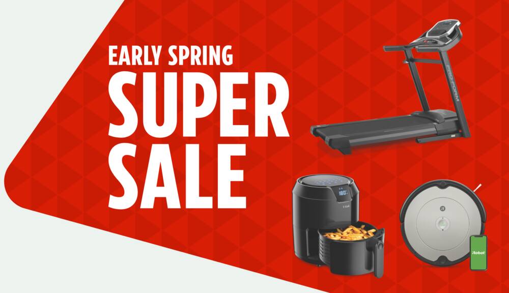 ProForm Sport 5.5 Folding Treadmill  T-fal Easy Fry 8-in-1 XL Digital Air Fryer  iRobot Roomba 691 Robot Vacuum 
