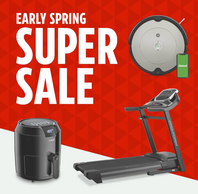 ProForm Sport 5.5 Folding Treadmill  T-fal Easy Fry 8-in-1 XL Digital Air Fryer  iRobot Roomba 691 Robot Vacuum 