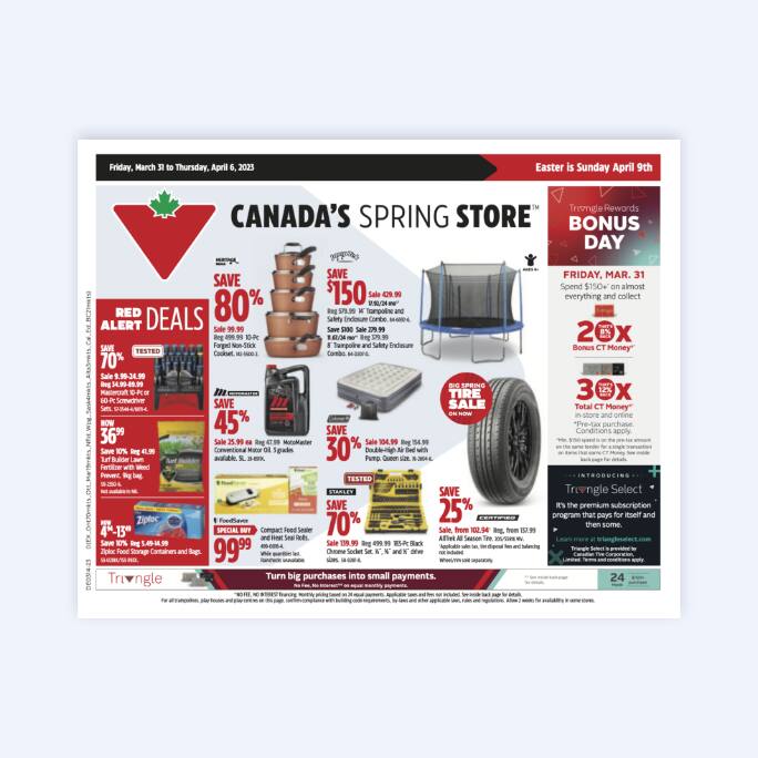 Weekly flyer