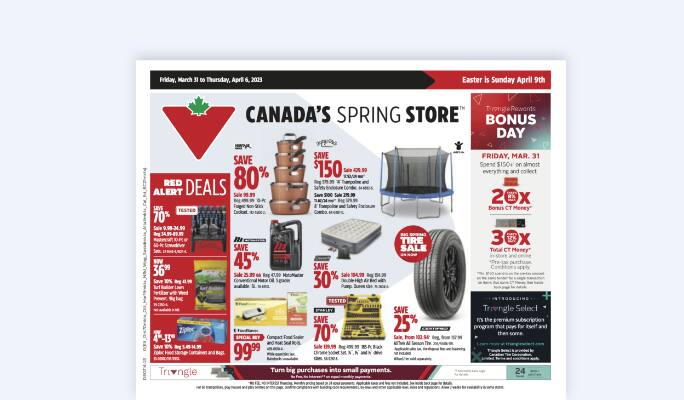 Weekly flyer