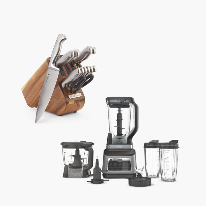Sabatier Knife Block Set  Ninja Professional Food Processor