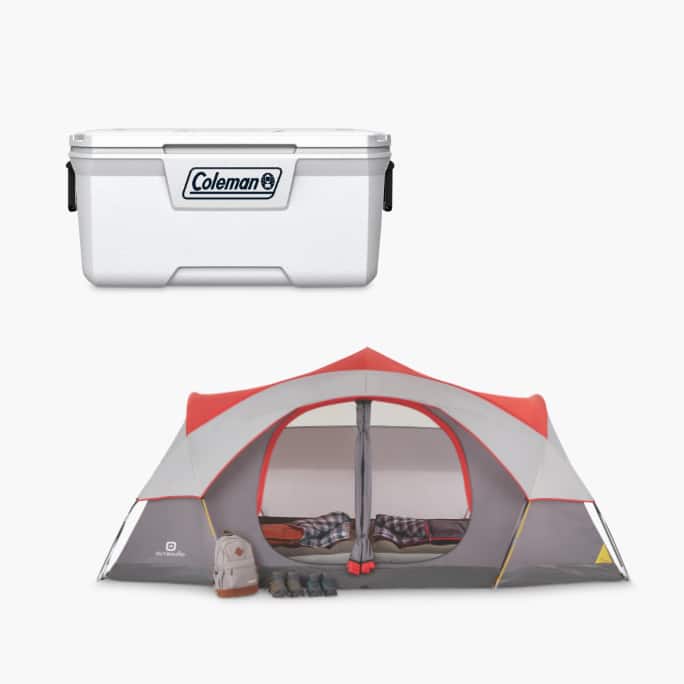 Coleman Marine Cooler  Outbound 8-Person Tent 