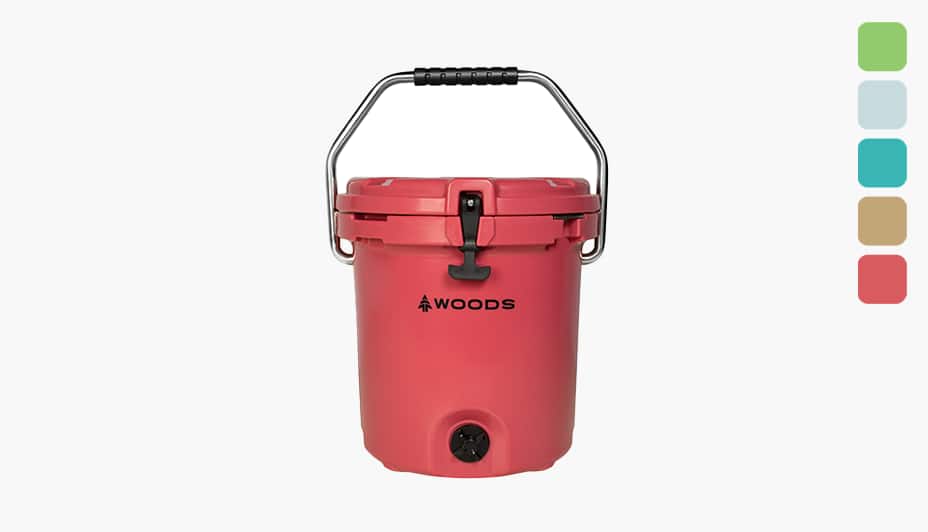 Woods red Arctic Roto-Moulded Bucket Cooler, 19-L 
