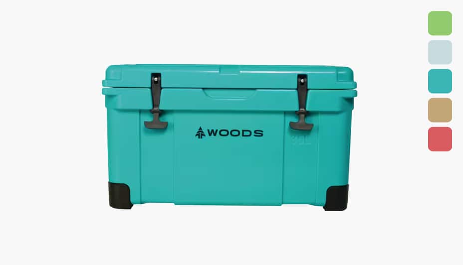 Woods turquoise Arctic Roto-Moulded Cooler, 35-L