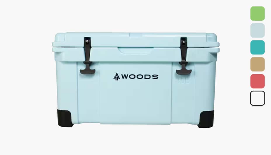Woods light blue Arctic Roto-Moulded Cooler Chest, 55-L