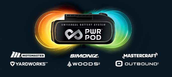 PWR POD battery with logo.