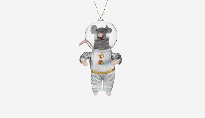  CANVAS Astronaut Mouse Ornament