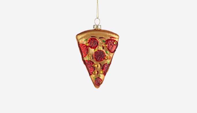  CANVAS Pizza Ornament