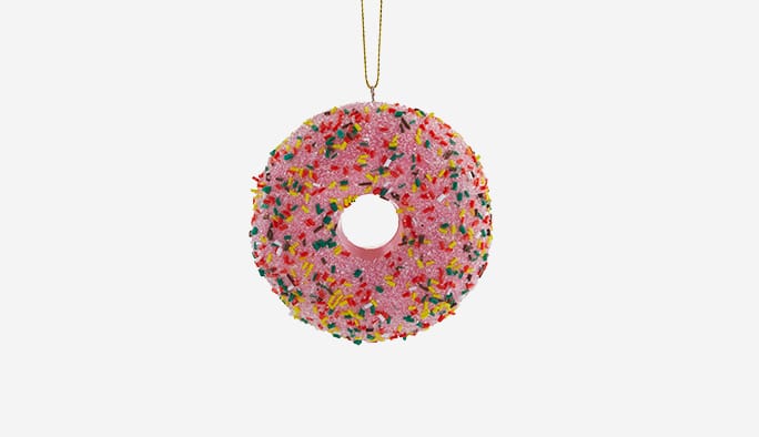 CANVAS Sprinkled Donut Ornament