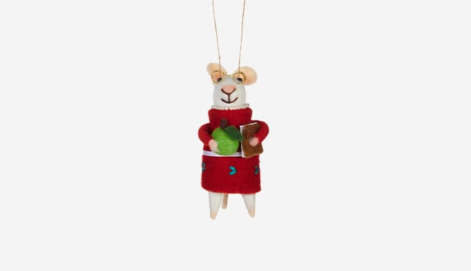 CANVAS Teacher Mouse Ornament