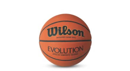 Un ballon de basketball Wilson Evolution
