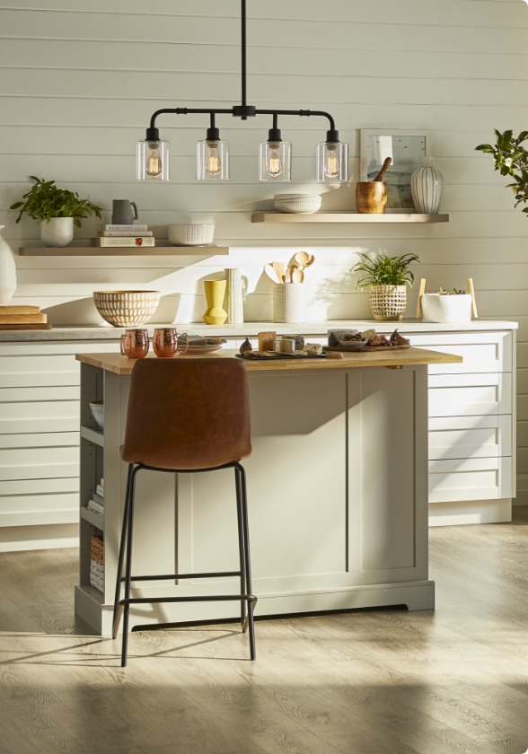 A kitchen decorated with CANVAS furniture and accessories. 