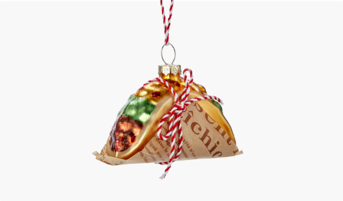 CANVAS Taco Ornament