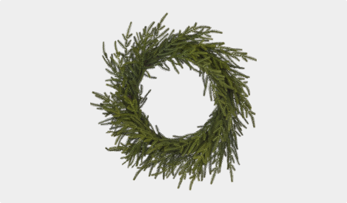 CANVAS Pine Wreath